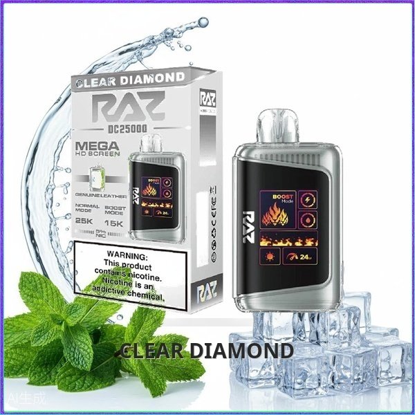 DC25000_Clear_Diamond Raz DC25000 - Clear Diamond