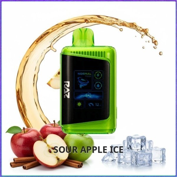 Raz DC25000 - Sour apple ice