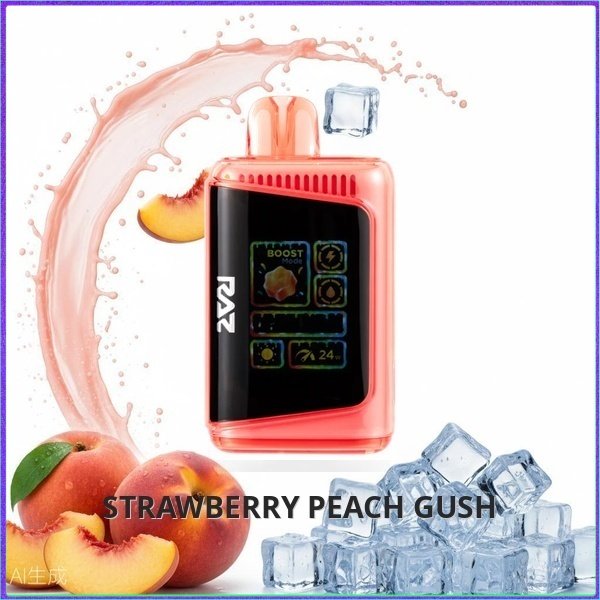 DC25000_Strawberry_Peach_Gush Raz DC25000 - Strawberry Peach Gush