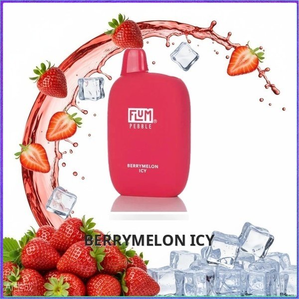 FLUM_Berrymelon_Icy Flum Pebble - Berrymelon Icy