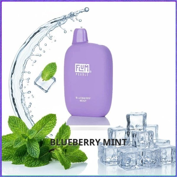 FLUM_Blueberry_Mint Flum Pebble - Blueberry Mint