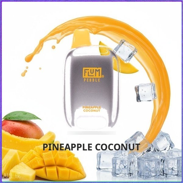 FLUM_Pineapple_Coconut Flum Pebble - Pineapple Coconut