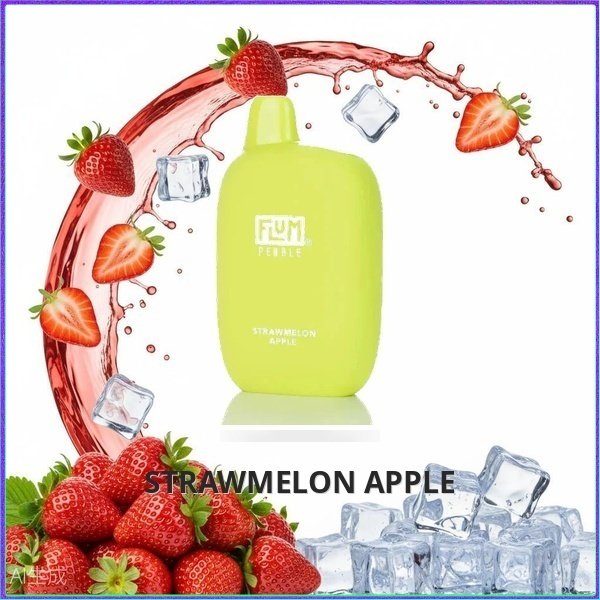 FLUM_Strawmelon_Apple Flum Pebble - Strawmelon Apple