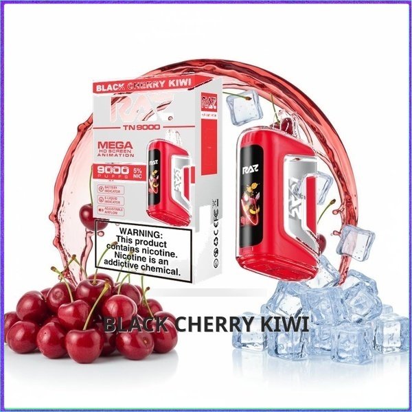 Raz TN9000 - Black Cherry Kiwi