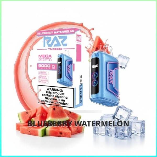 TN9000_Blueberry_Watermelon Raz TN9000 - Blueberry Watermelon