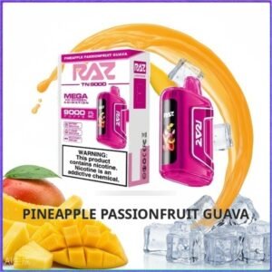 TN9000_Pineapple_Passionfruit_Guava Raz TN9000 - Pineapple Passionfruit Guava