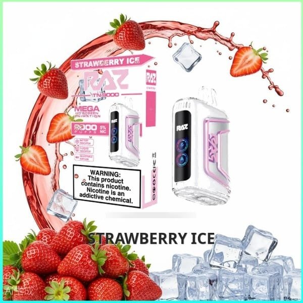 Raz TN9000 - Strawberry Ice