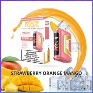 TN9000_Strawberry_Orange_Mango Raz TN9000 - Strawberry Orange Mango