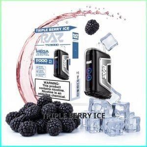 TN9000_Triple_Berry_Ice Raz TN9000 - Triple Berry Ice