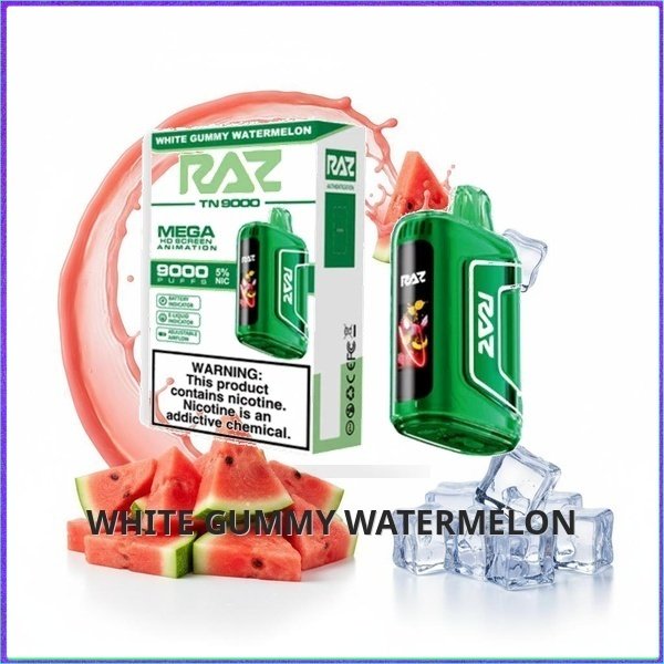 Raz TN9000 - White Gummy Watermelon