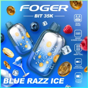 blue-razz-ice-foger-bit-35k-cover Blue Razz Ice – Foger Bit 35K Puffs