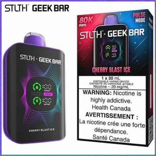 Cherry Blast Ice 80K Disposable by STLTH x Geek Bar