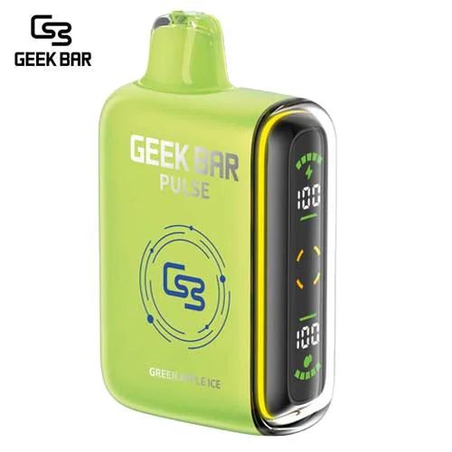 Green Apple Ice Pulse Disposable 9K by Geek Bar