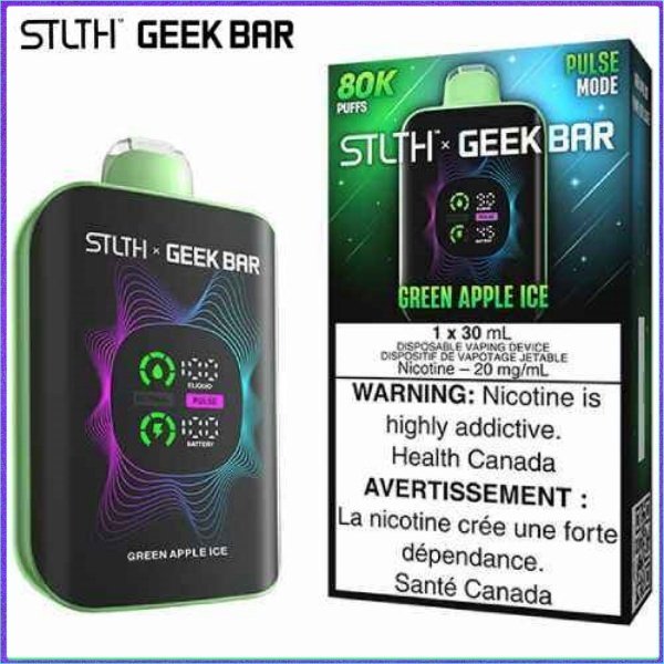 green-apple-ice-stllth-x-geek-bar-jcv Green Apple Ice 80K Disposable by STLTH x Geek Bar