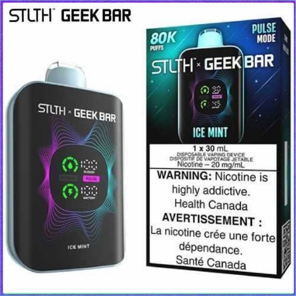 Purple Grape Ice 80K Disposable by STLTH x Geek Bar
