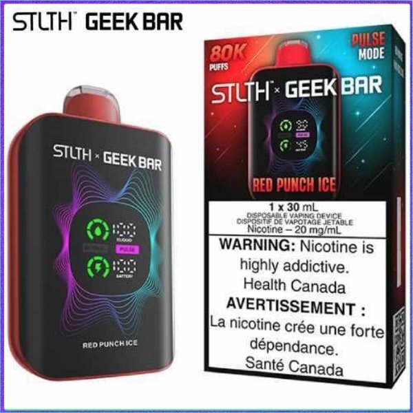 red-punch-ice-stllth-x-geek-bar-jcv Wild Watermelon Ice 80K Disposable by STLTH x Geek Bar