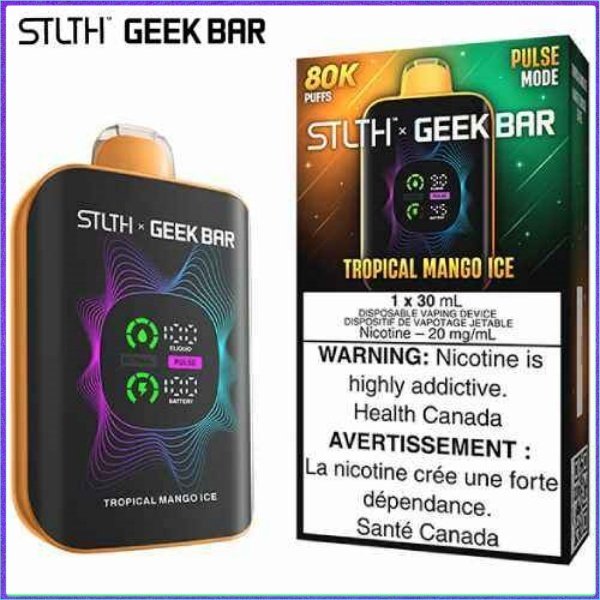 tropical-mango-ice-stllth-x-geek-bar-jcv Sour Grape Ice 80K Disposable by STLTH x Geek Bar